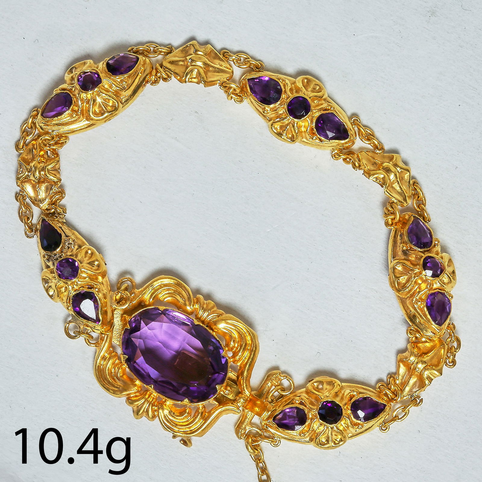 VICTORIAN AMETHYST BRACELET (1 of 1)