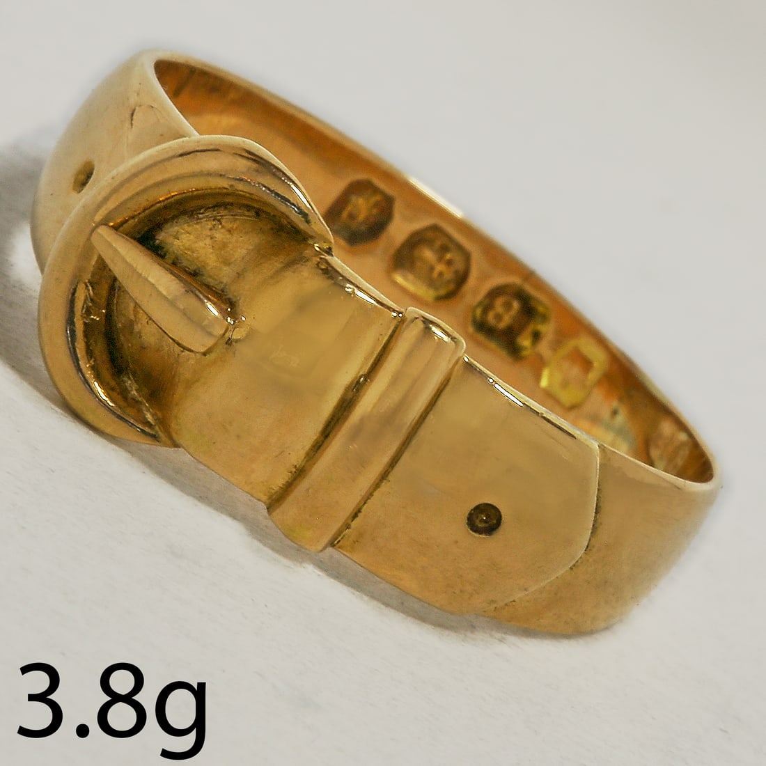 VICTORIAN GOLD BUCKLE RING (1 of 1)