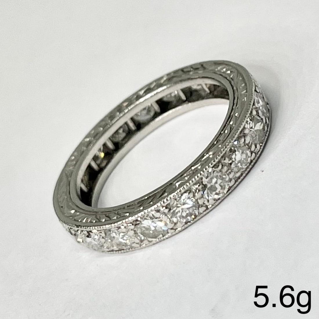EDWARDIAN DIAMOND ETERNITY RING (1 of 1)