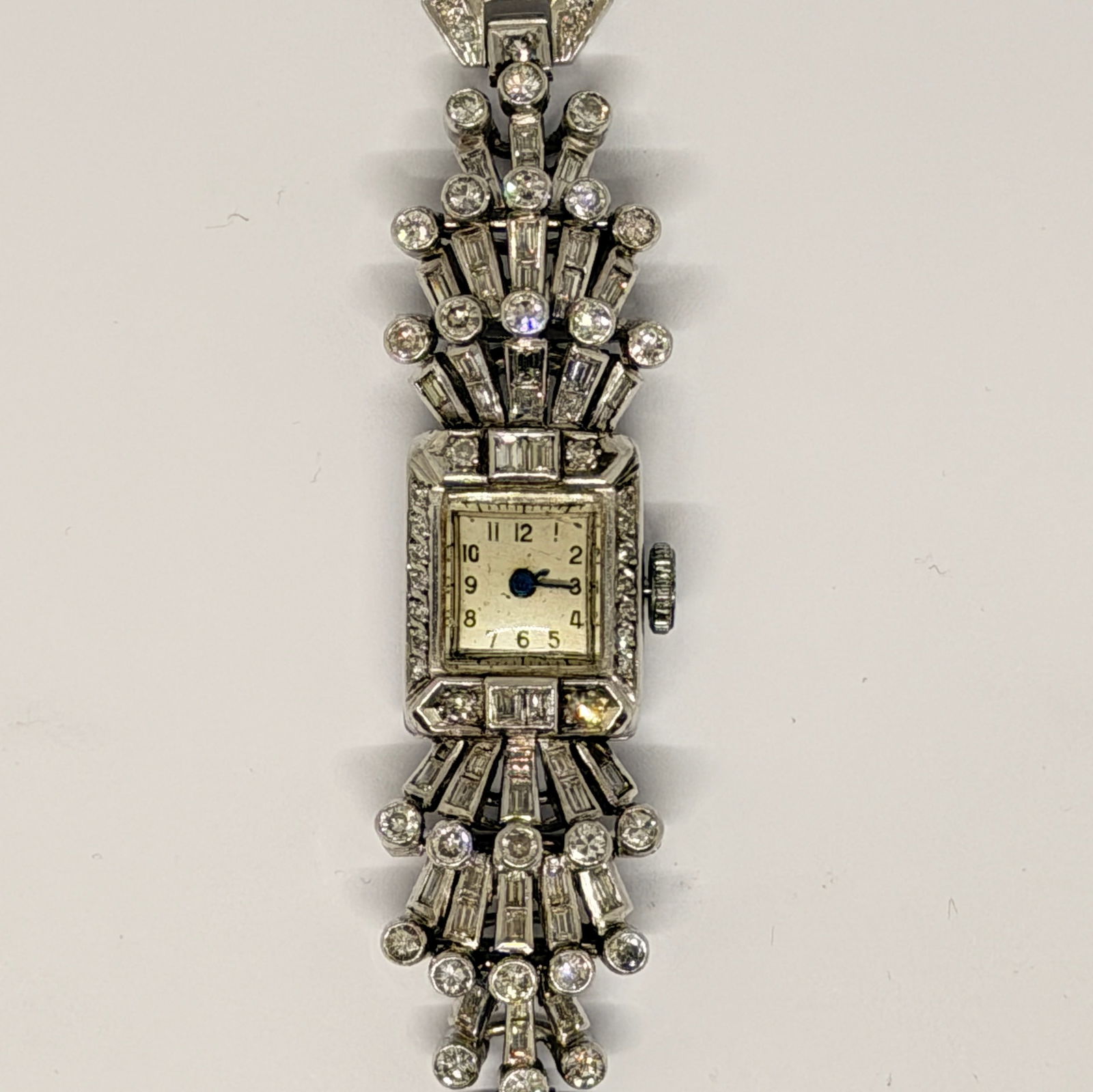 ART-DECO DIAMOND WATCH (1 of 1)