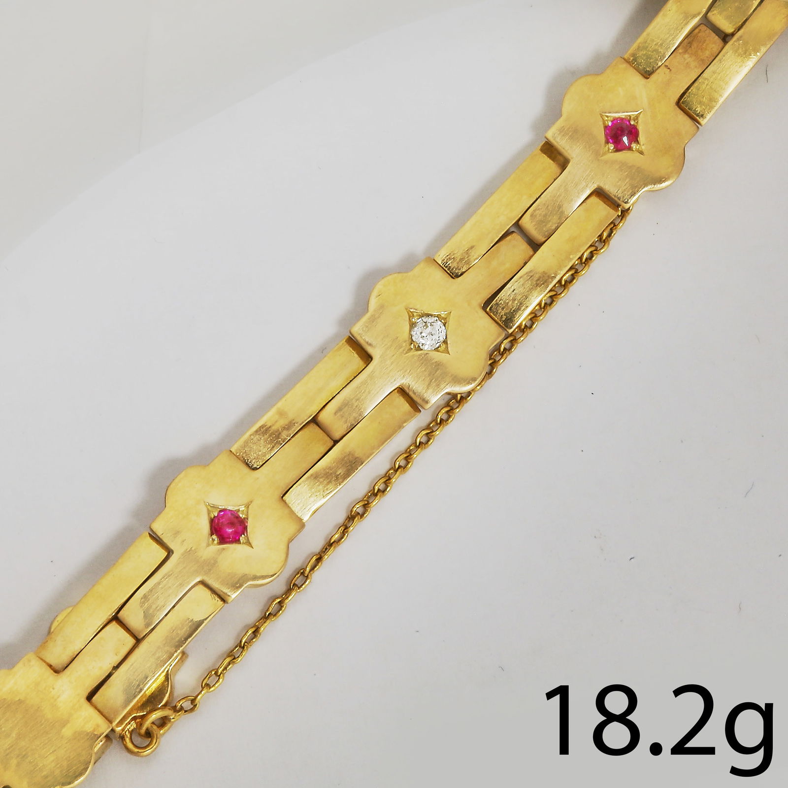 RUBY AND DIAMOND BRACELET (1 of 1)