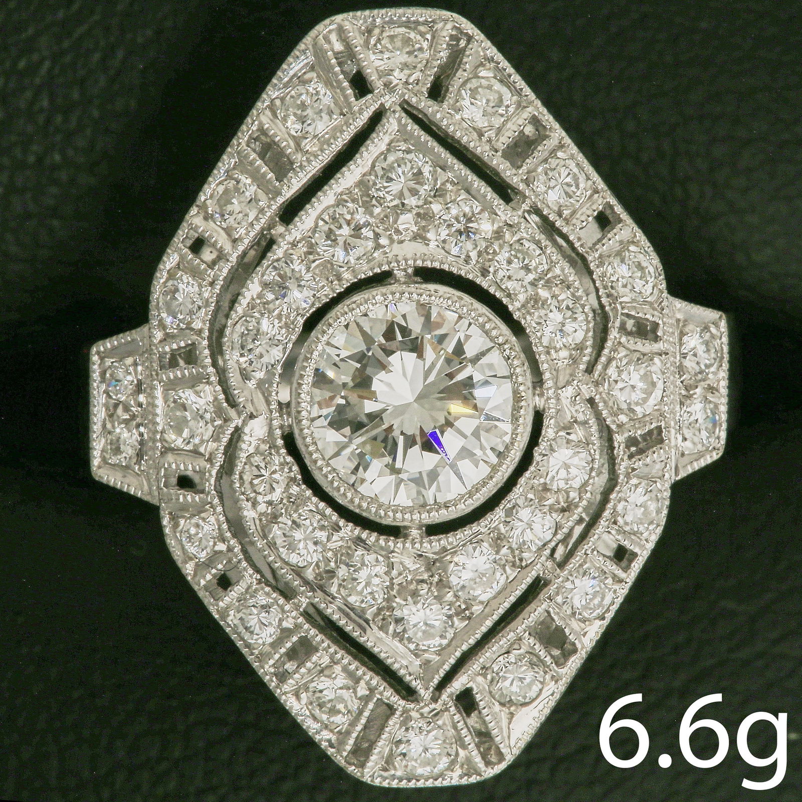 ART-DECO DESIGN DIAMOND RING (1 of 1)