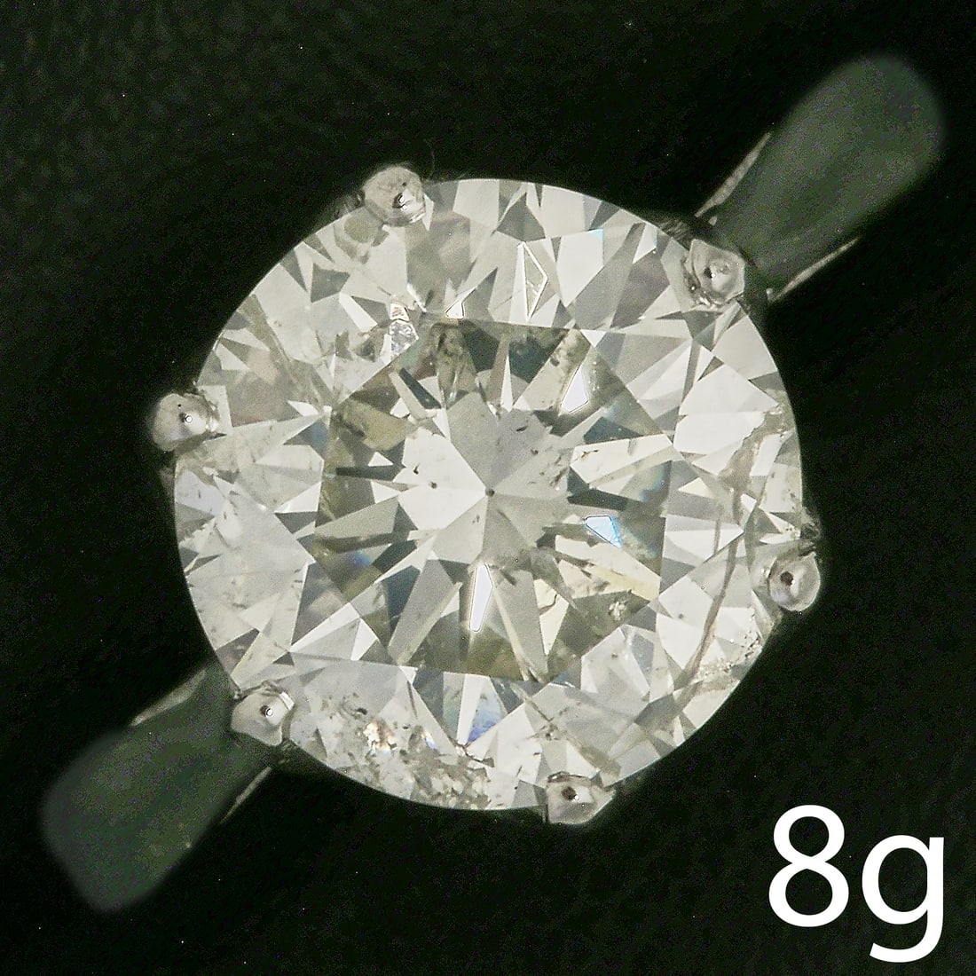 LARGE DIAMOND SOLITAIRE RING (1 of 1)