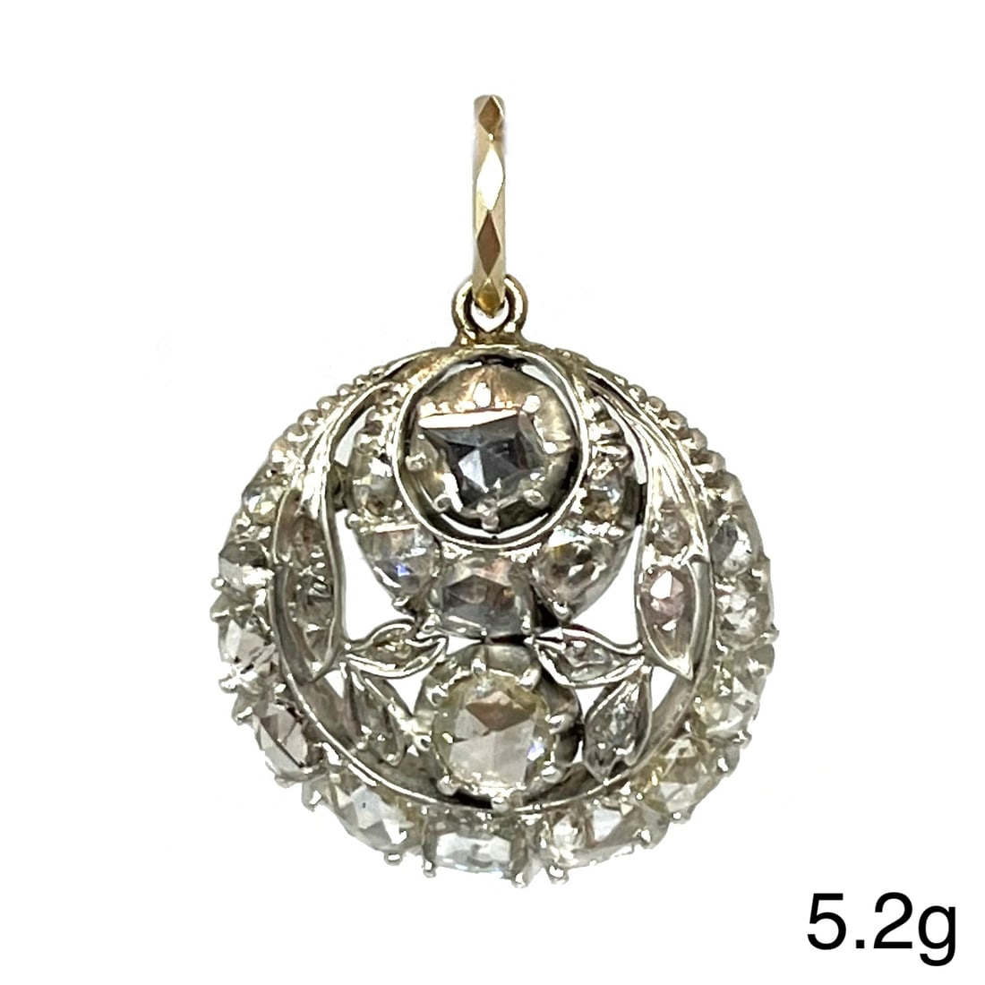 ANTIQUE DIAMOND PENDANT, POSSIBLY GEORGIAN (1 of 1)