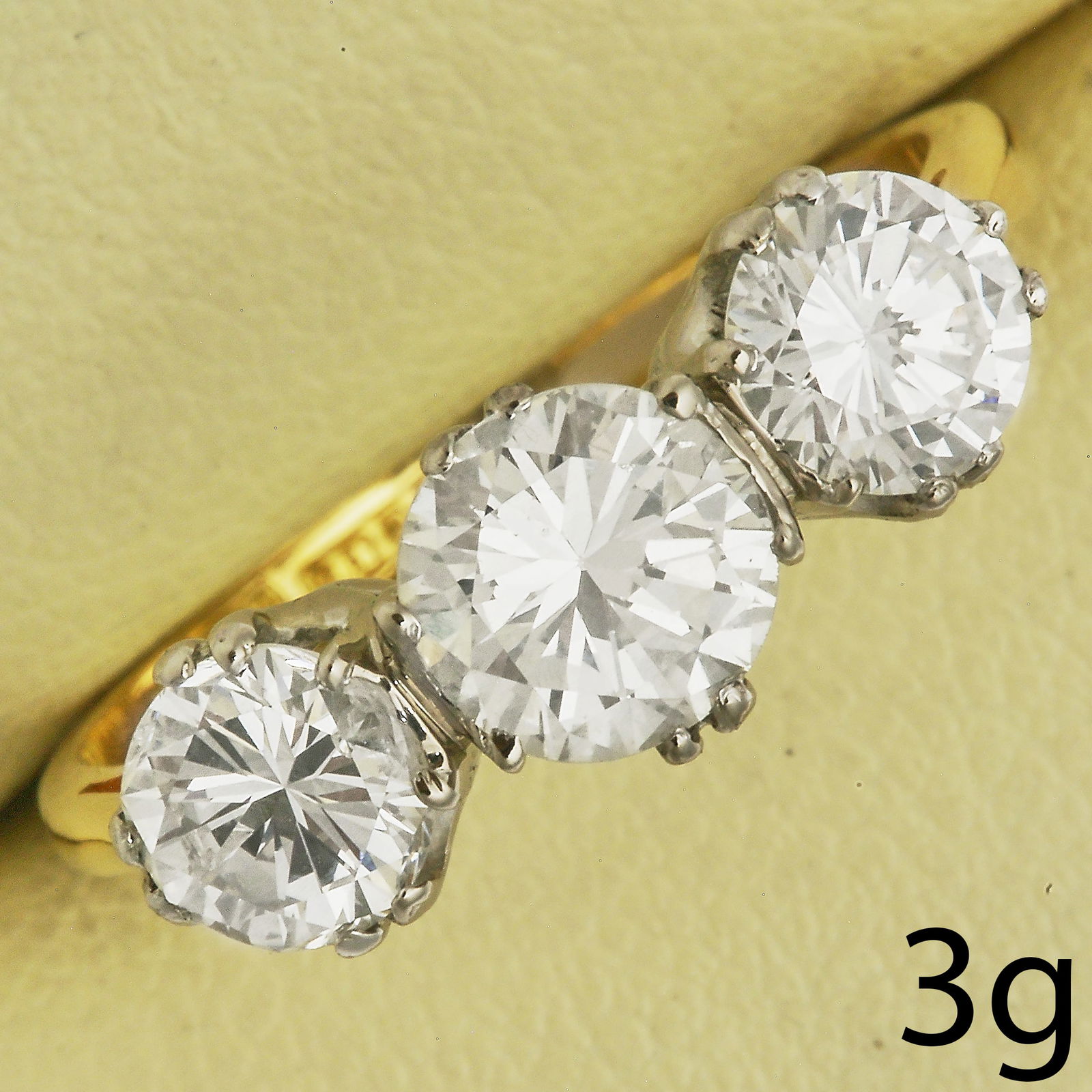 DIAMOND THREE STONE RING (1 of 1)