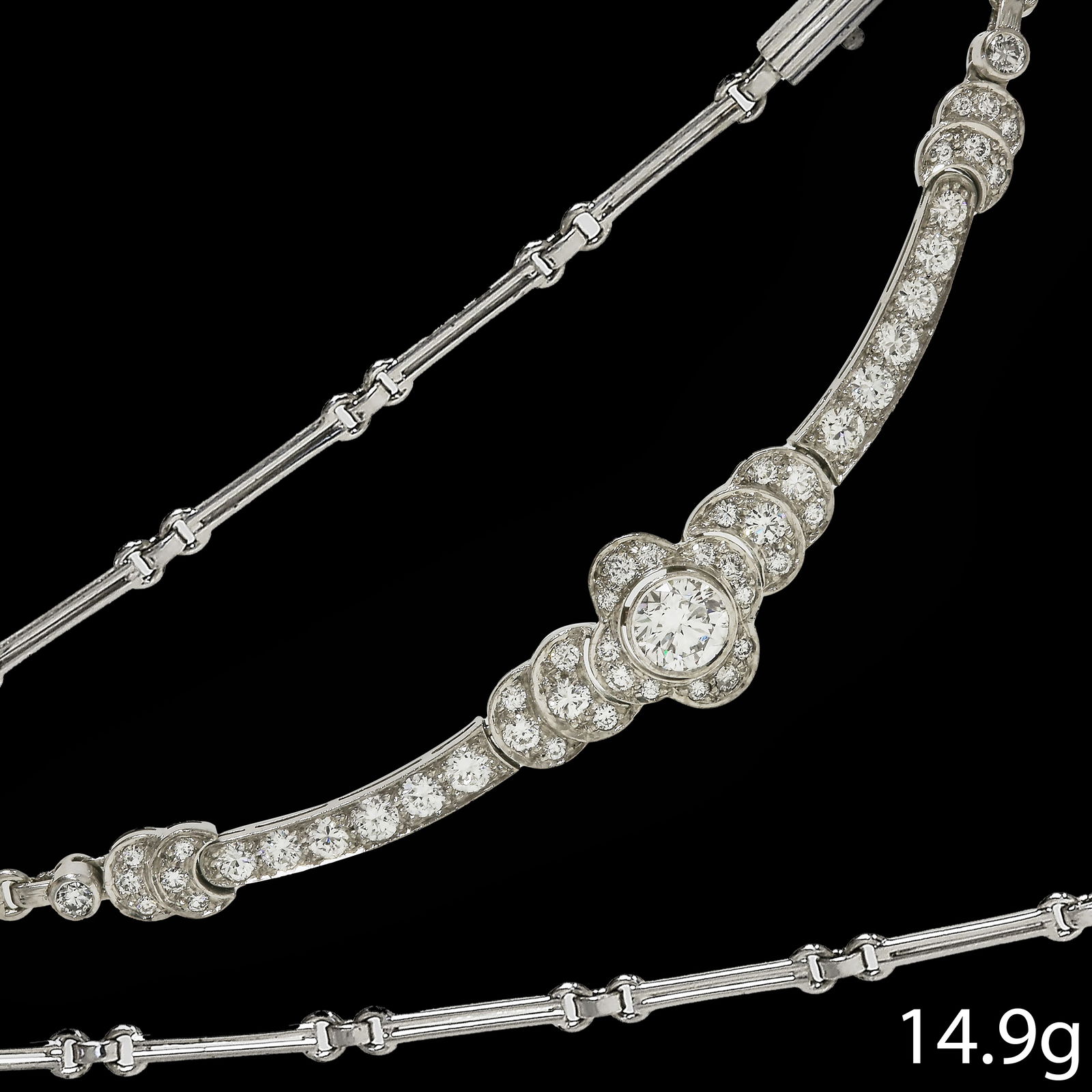 ELEGANT DIAMOND NECKLACE (1 of 1)