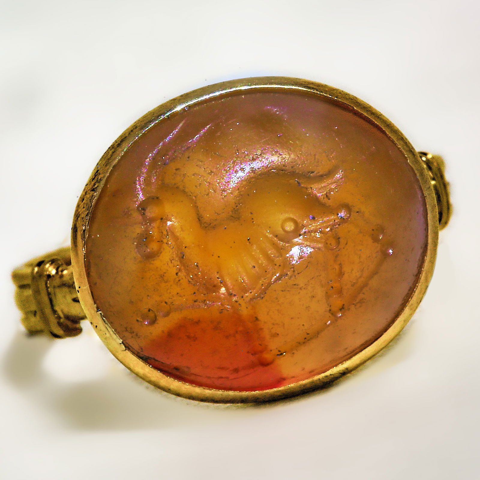 RARE CARNELIAN INTALGIO RING (1 of 1)