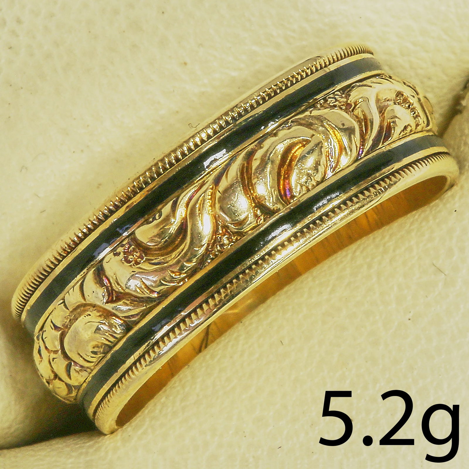 GEORGIAN ENAMEL RING (1 of 1)