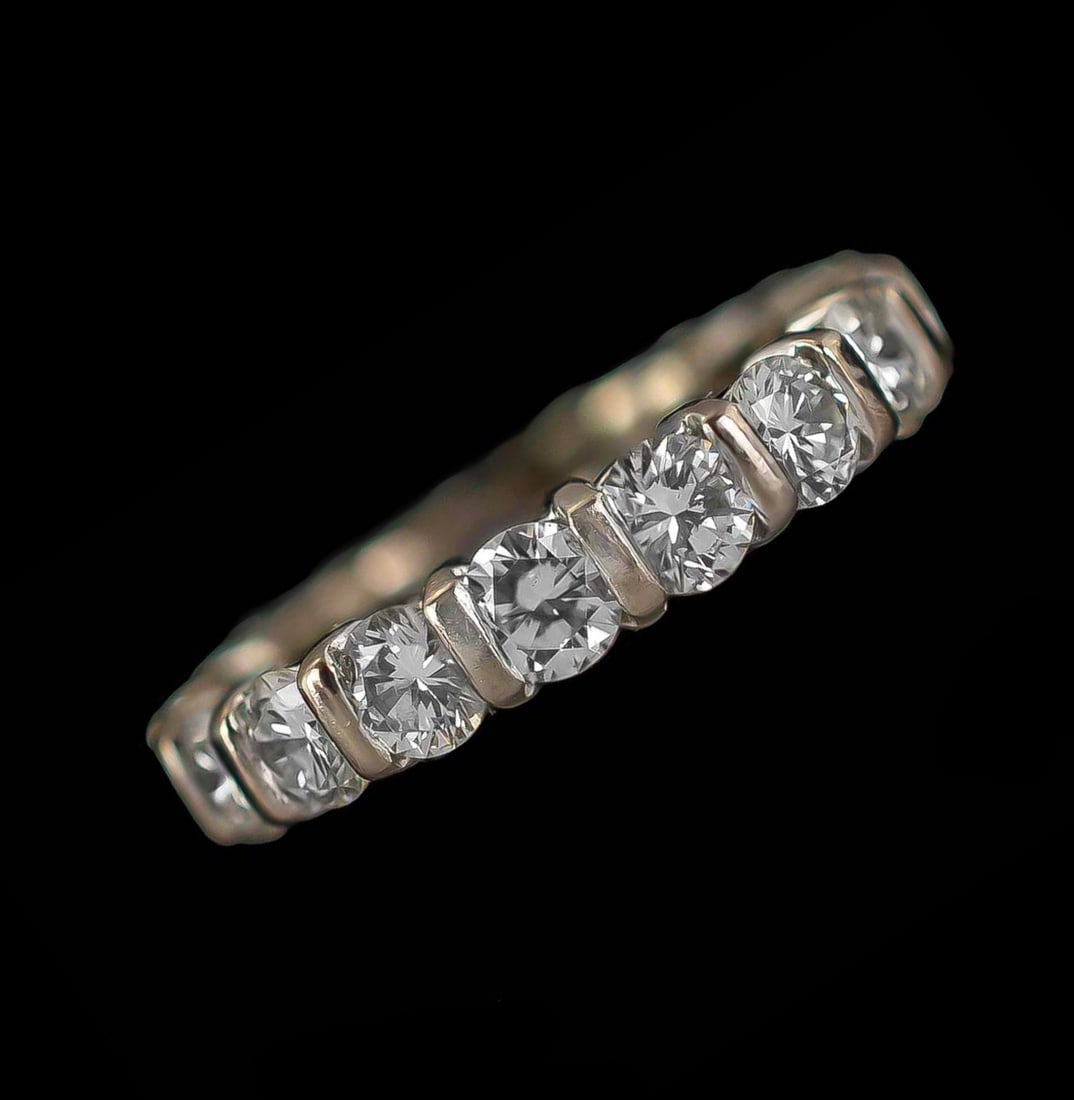 PLATINUM DIAMOND FULL ETERNITY RING (1 of 1)