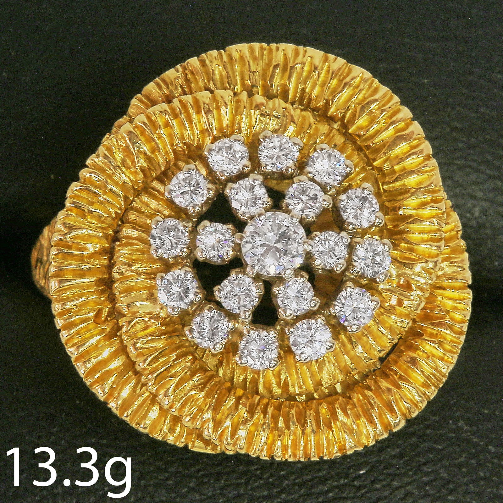 RETRO DIAMOND CLUSTER RING (1 of 1)