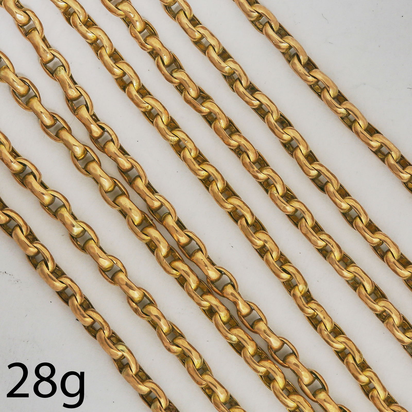 GOLD GUARD CHAIN NECKLACE (1 of 1)