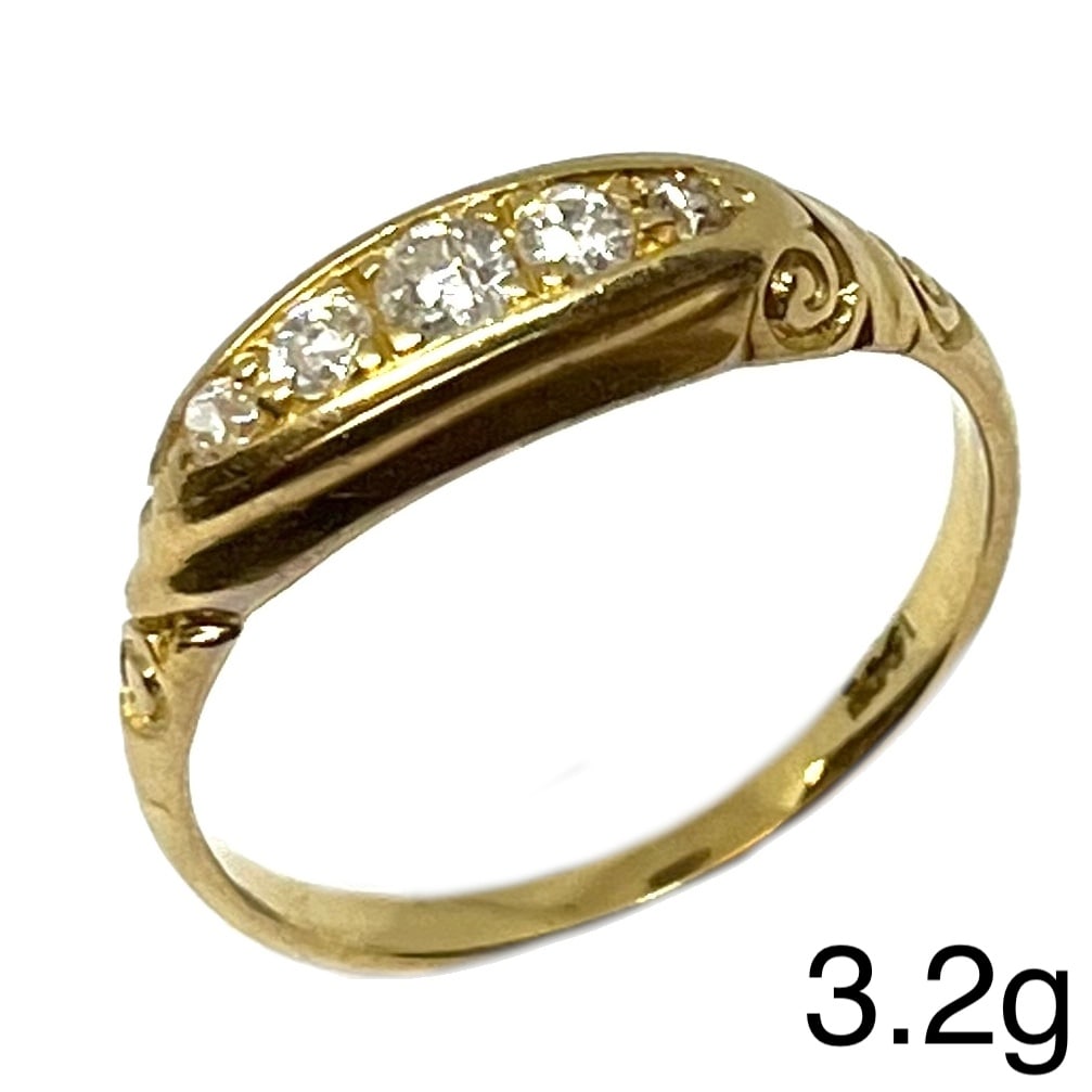 DIAMOND 5-STONE RING (1 of 1)