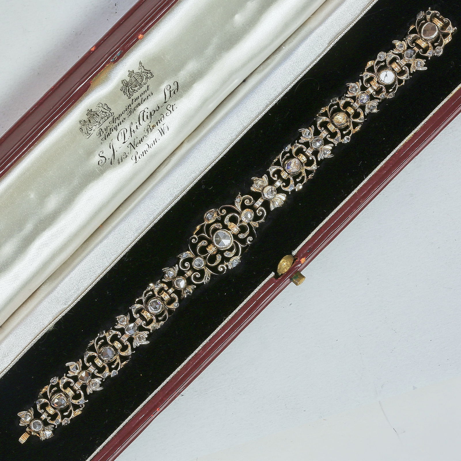 18th CENTURY GEORGIAN DIAMOND BRACELET (1 of 1)