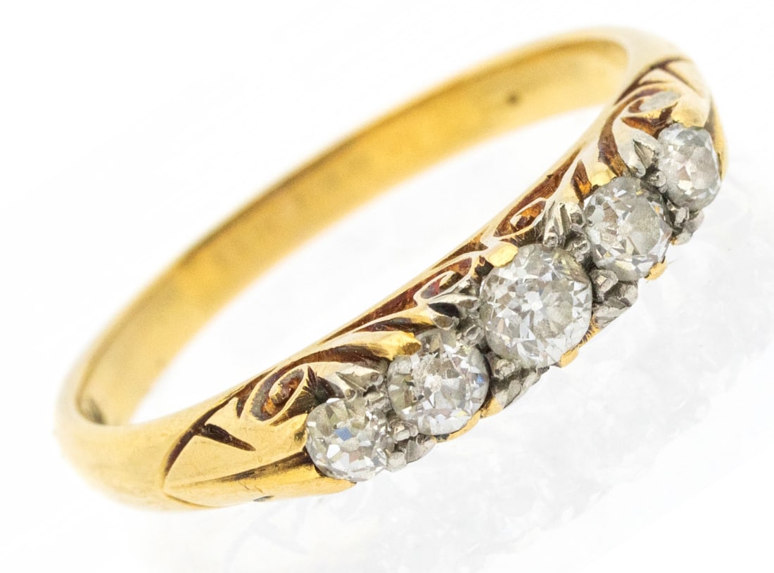 5-STONE DIAMOND RING (1 of 1)