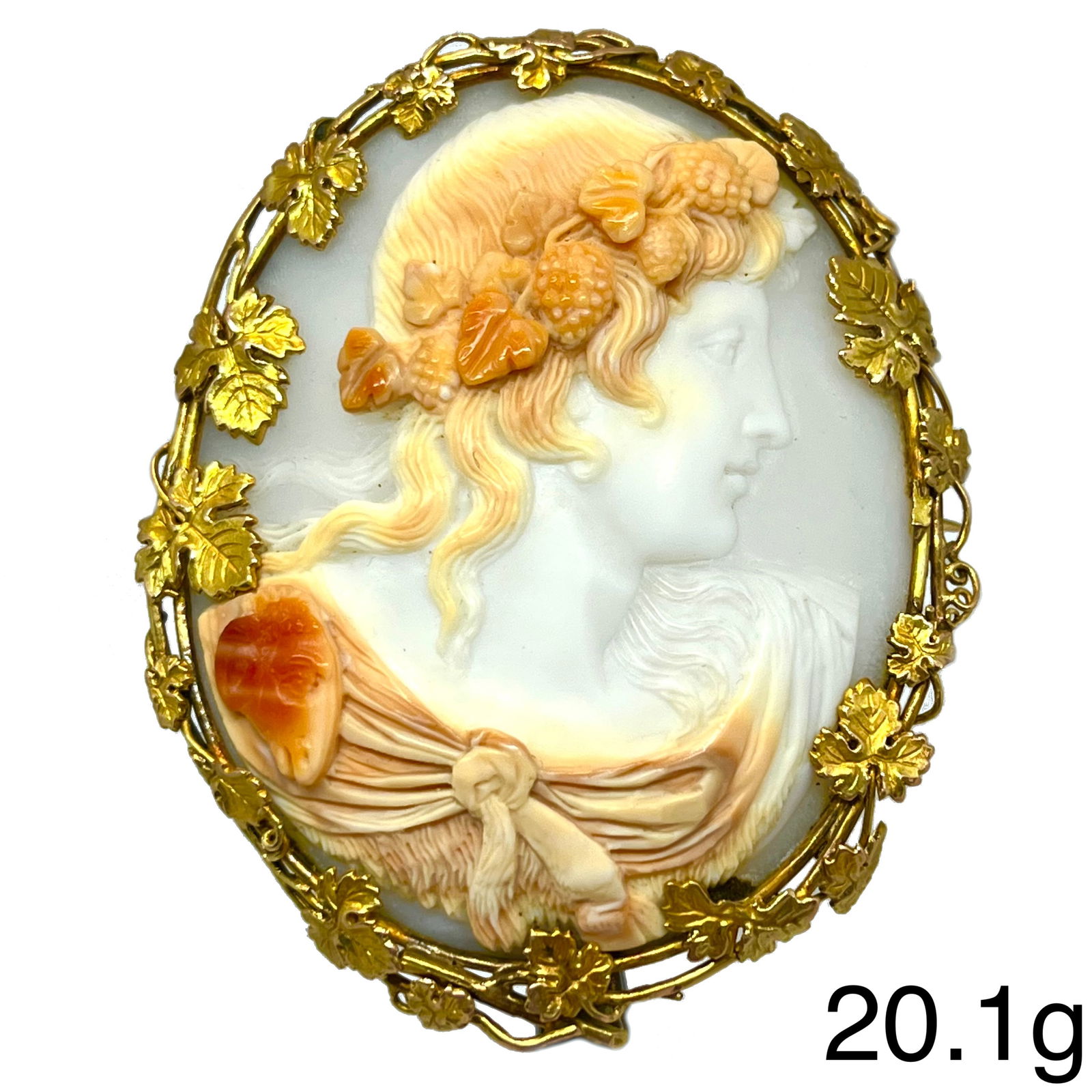 VICTORIAN CAMEO BROOCH (1 of 1)