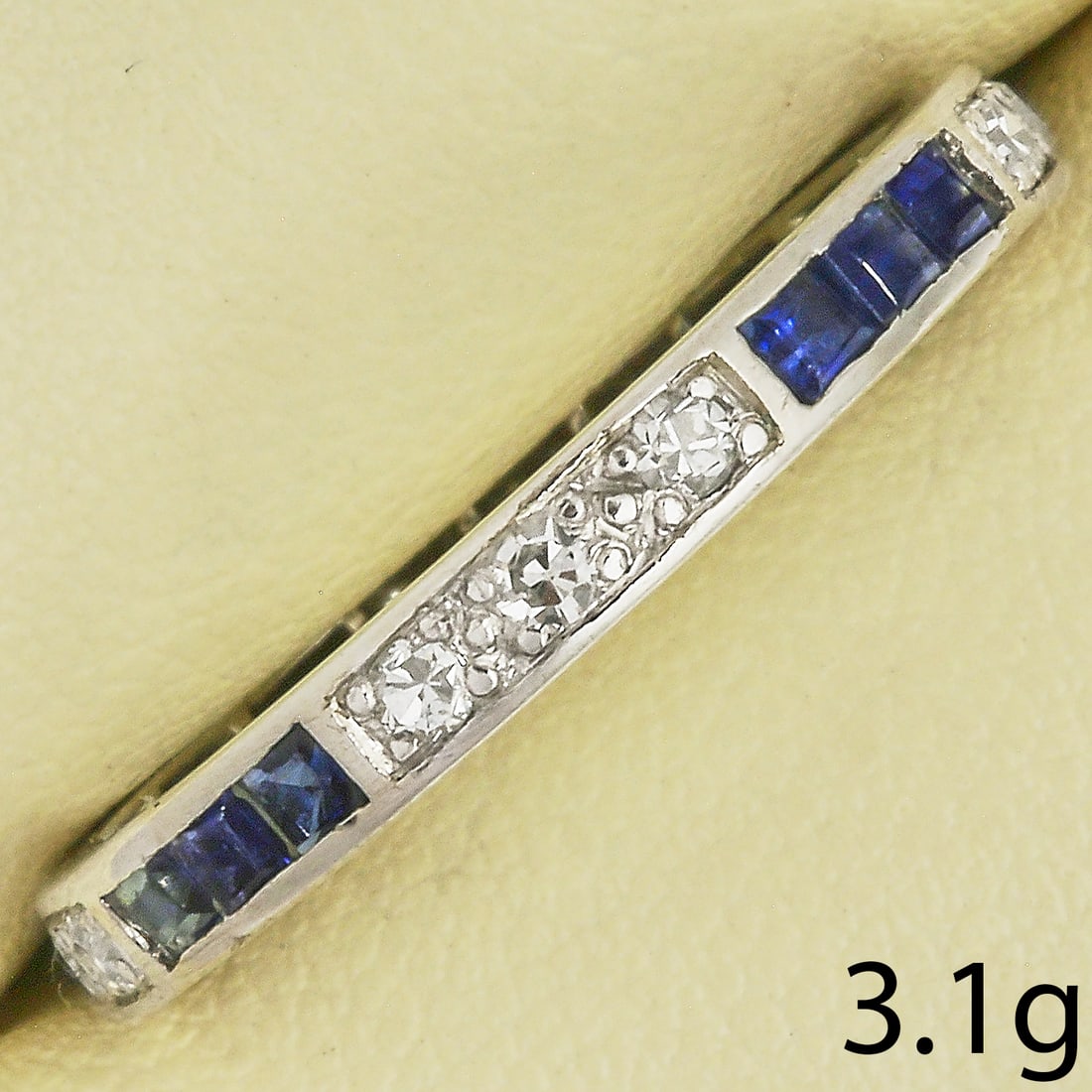 SAPPHIRE AND DIAMOND ETERNITY RING (1 of 1)