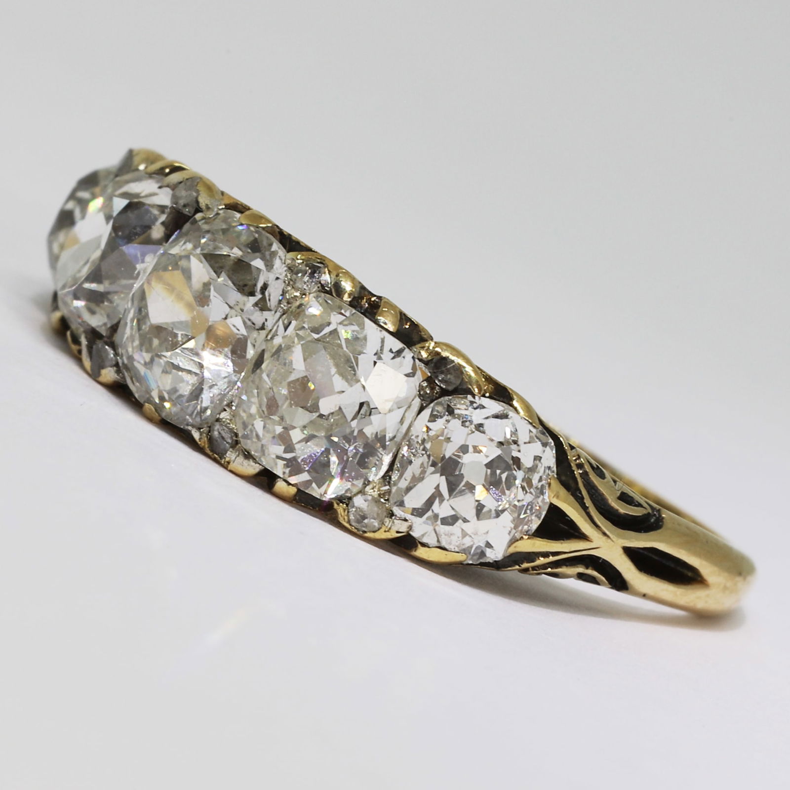 5-STONE DIAMOND RING (1 of 1)