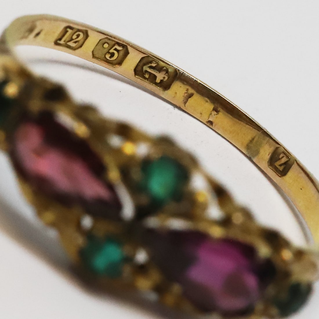 ANTIQUE GARNET RING, (1 of 1)