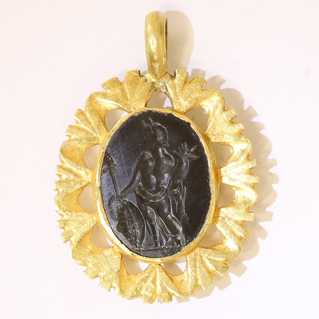 ROMAN INTAGLIO PENDANT, HERCULES (1 of 1)