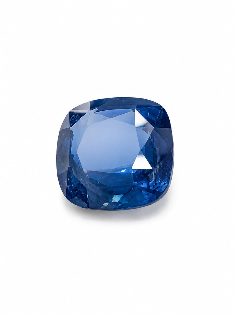CERTIFICATED 8,05 CT. NO HEAT SAPPHIRE (1 of 1)