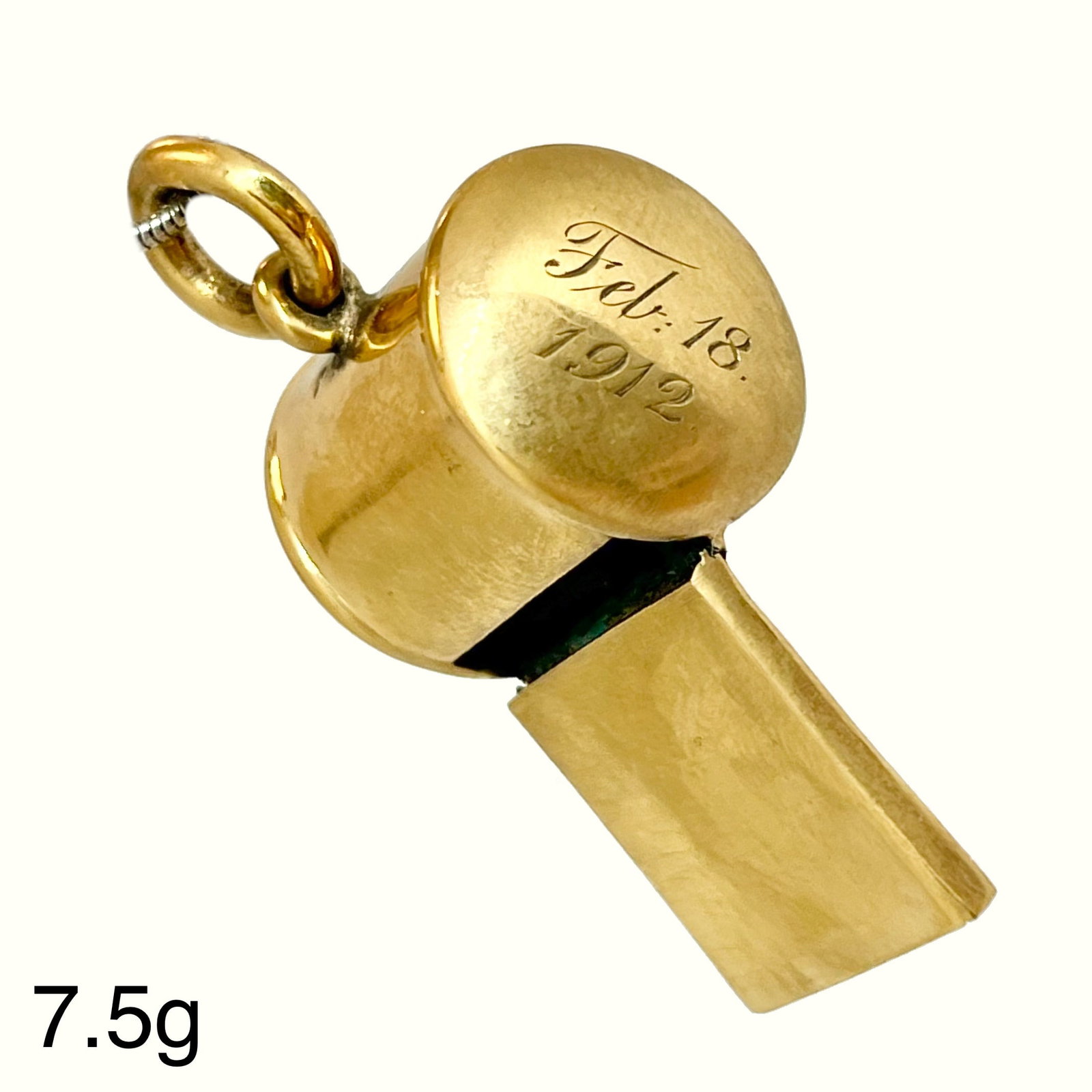 UNUSUAL GOLD WHISTLE (1 of 1)