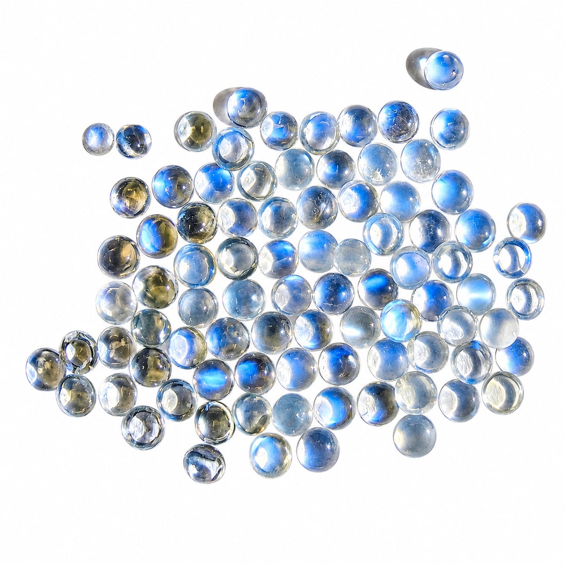LOT OF MIXED CUT MOONSTONES, APPROX. 30.02 CT. (1 of 1)