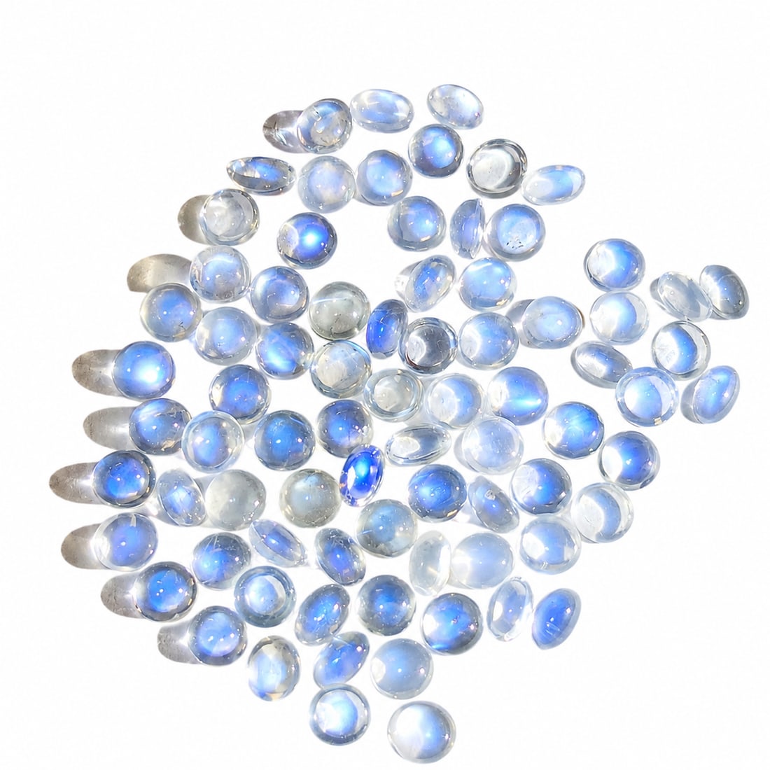 LOT OF MIXED CUT MOONSTONES, APPROX. 30.09 CT. (1 of 1)
