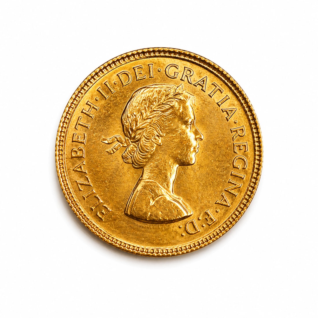 1982 GOLD HALF SOVEREIGN. (1 of 1)