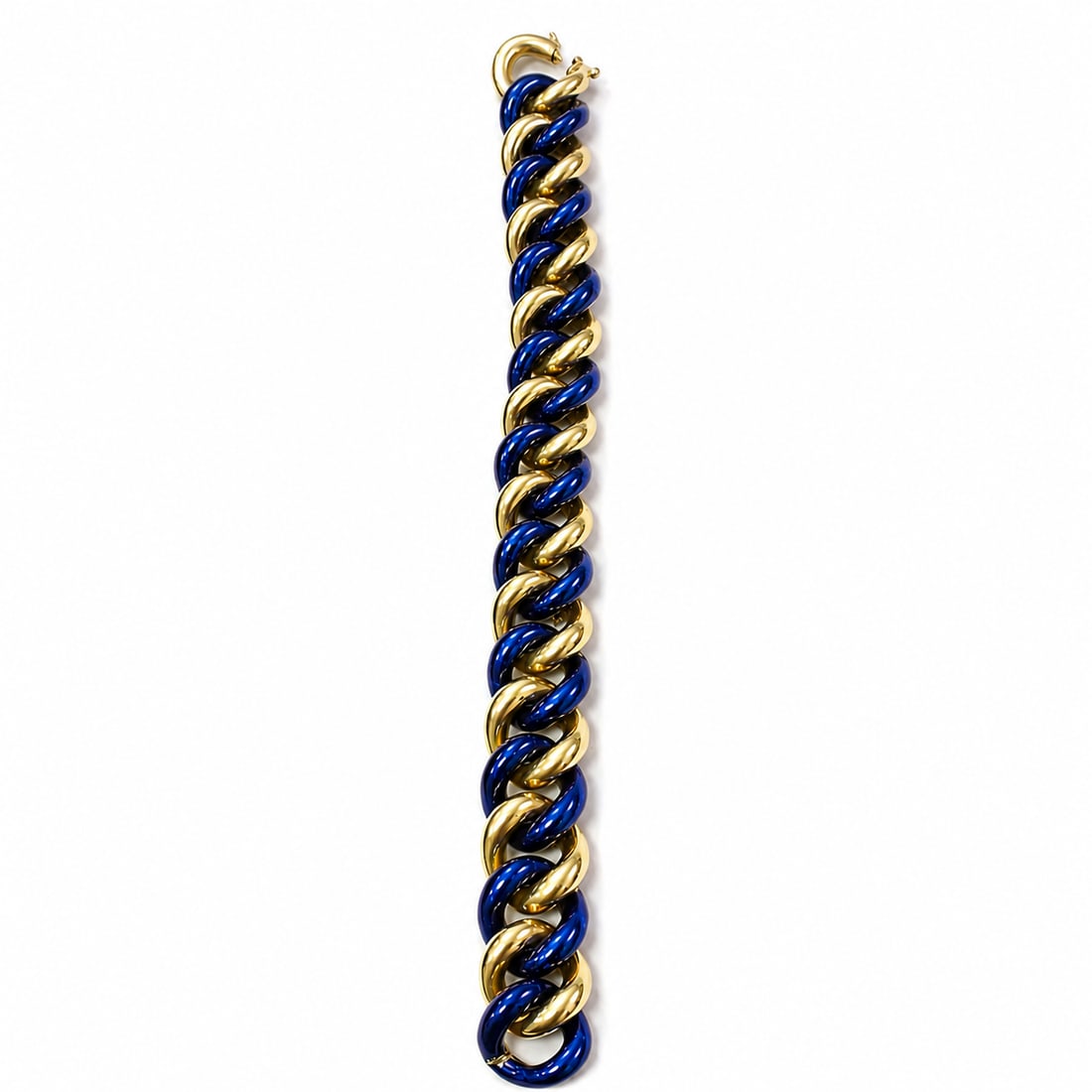 ELEGANT ENAMEL GOLD BRACELET (1 of 1)