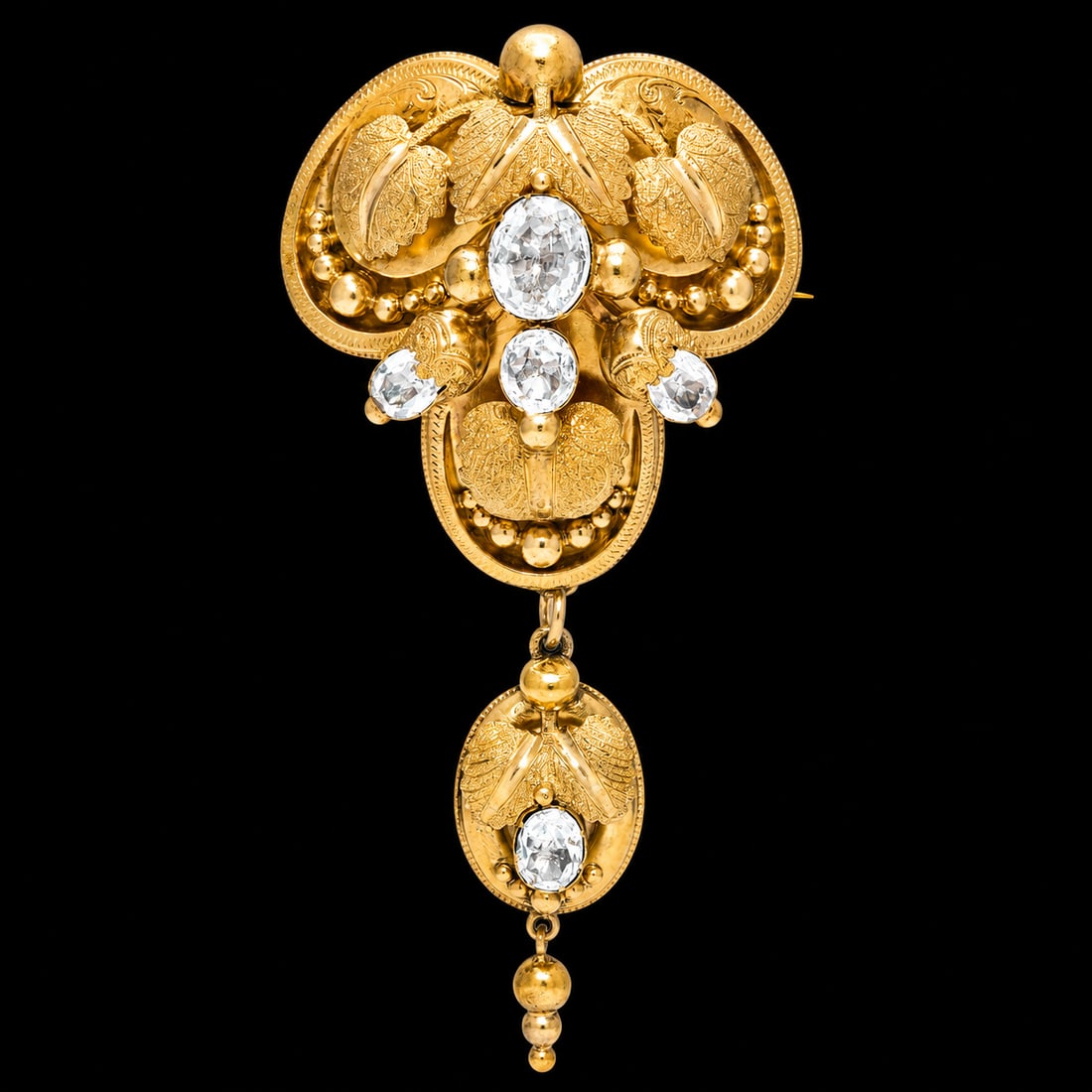 VICTORIAN AQUAMARINE BROOCH (1 of 1)