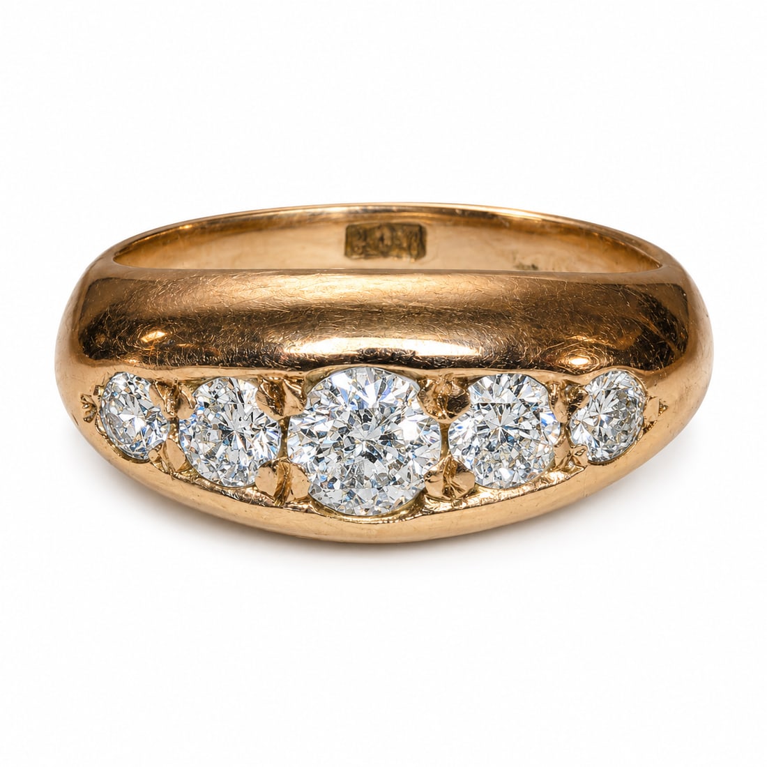 DIAMOND 5-STONE RING (1 of 1)
