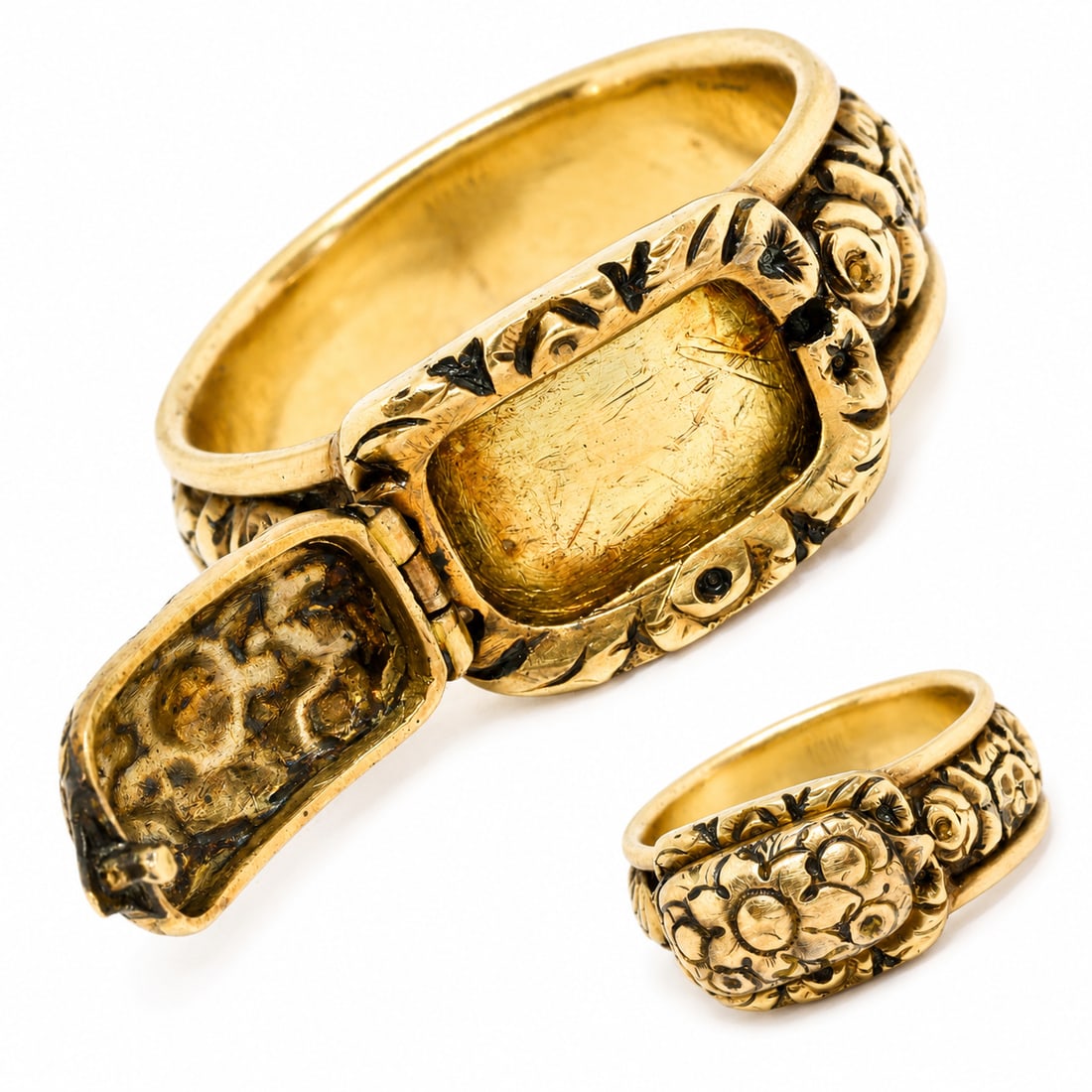 RARE AND UNUSUAL POISON RING, 1846 (1 of 2)