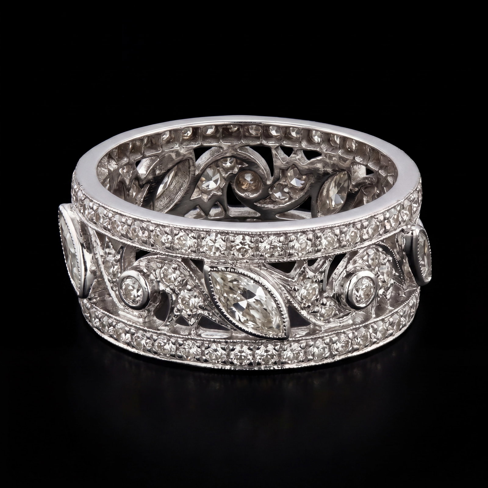 DIAMOND WIDE FULL ETERNITY RING (1 of 1)