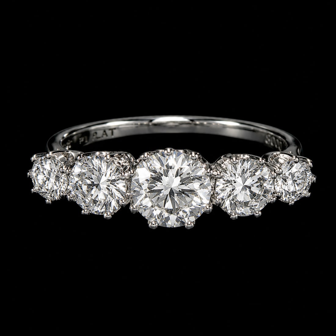 5-STONE DIAMOND RING (1 of 1)