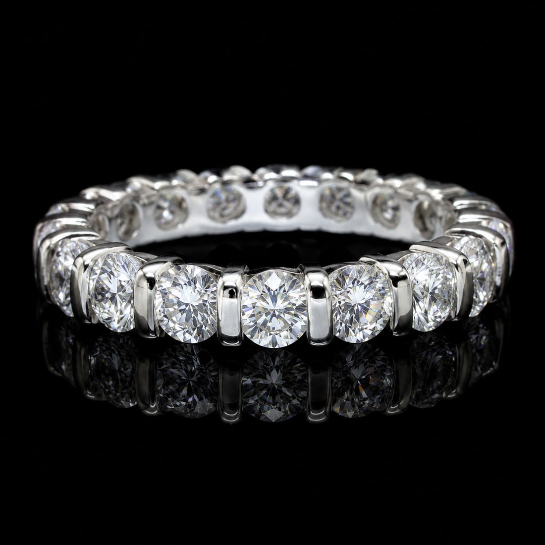 PLATINUM DIAMOND FULL ETERNITY RING (1 of 1)