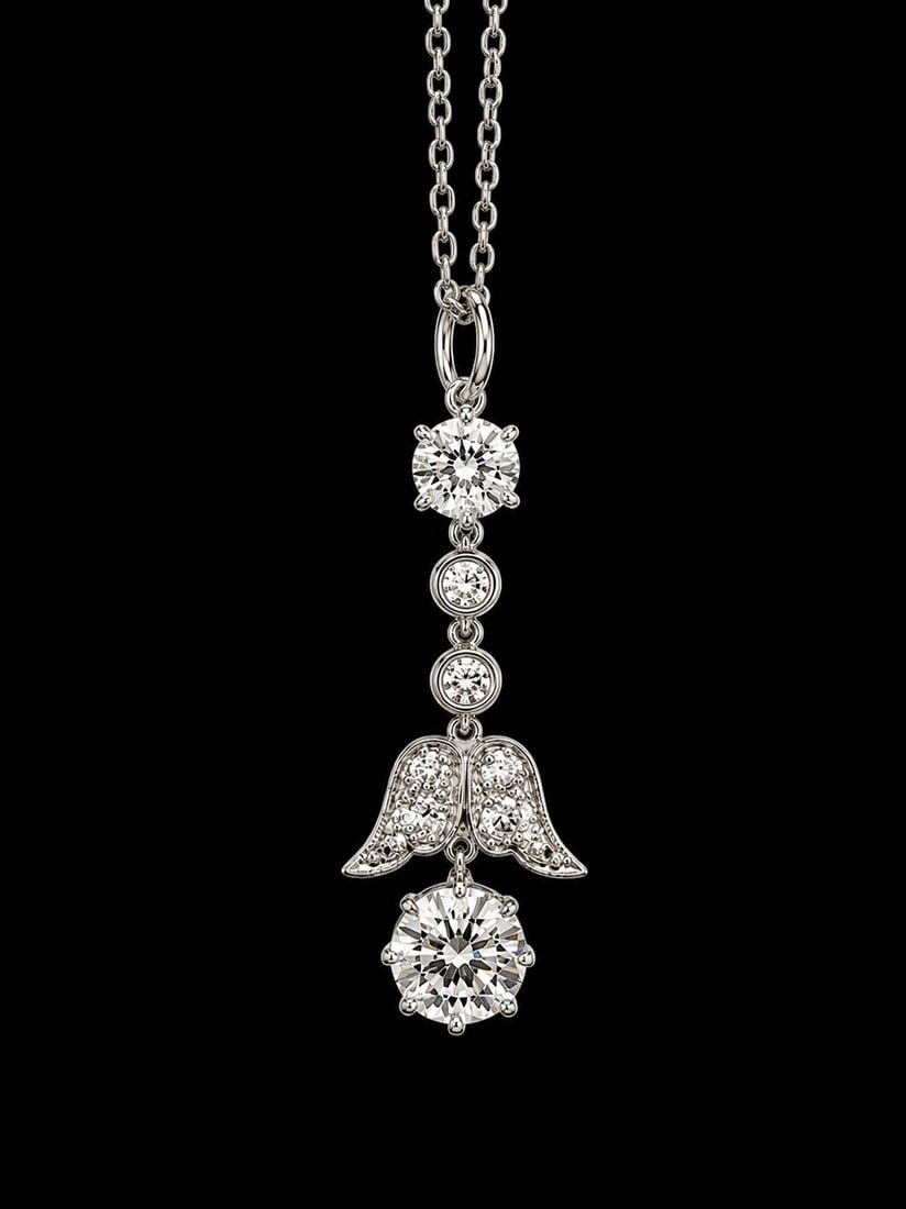 DIAMOND PENDANT NECKLACE (1 of 1)