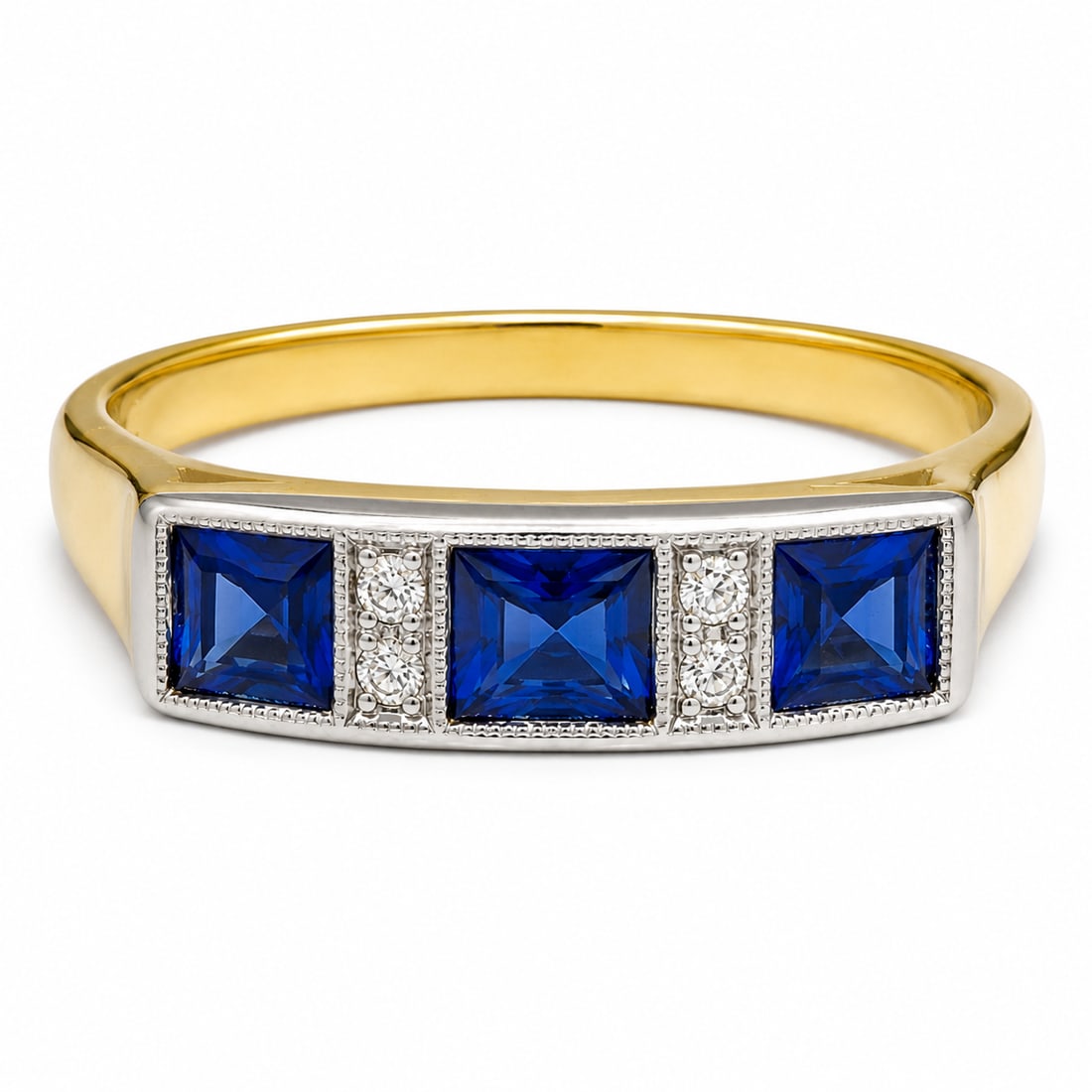 SAPPHIRE AND DIAMOND RING (1 of 1)