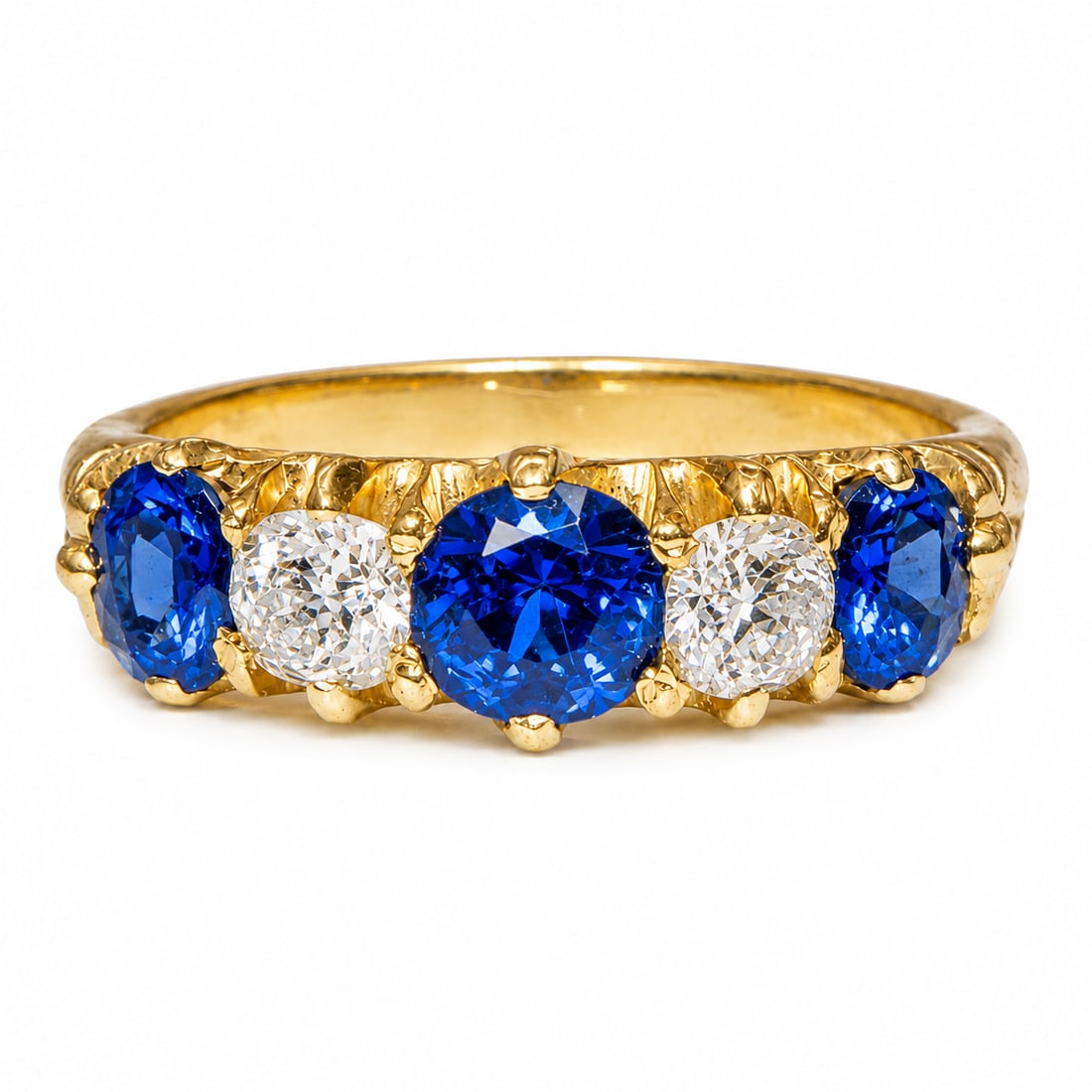 SAPPHIRE AND DIAMOND RING (1 of 1)