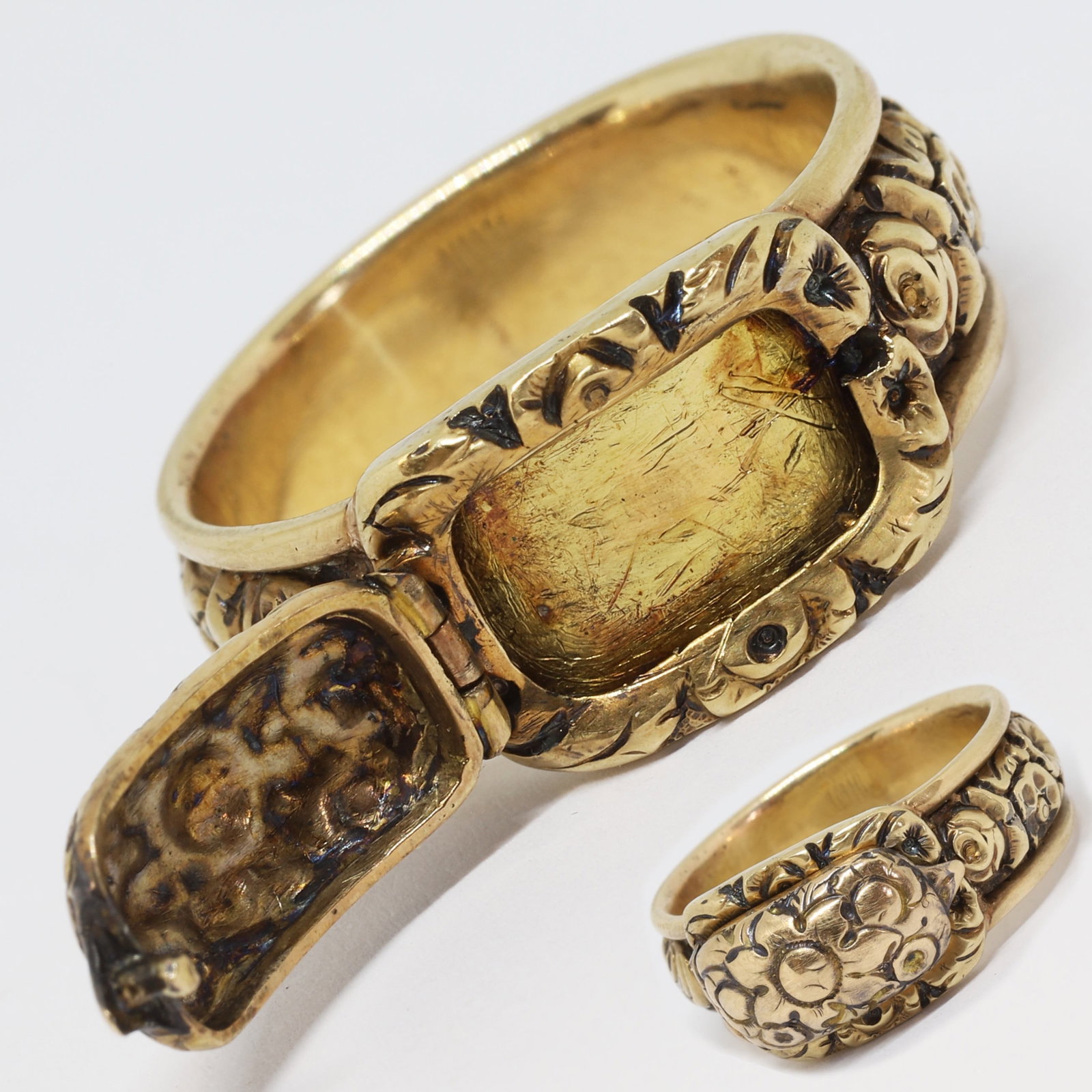 RARE AND UNUSUAL POISON RING, 1846 (1 of 1)