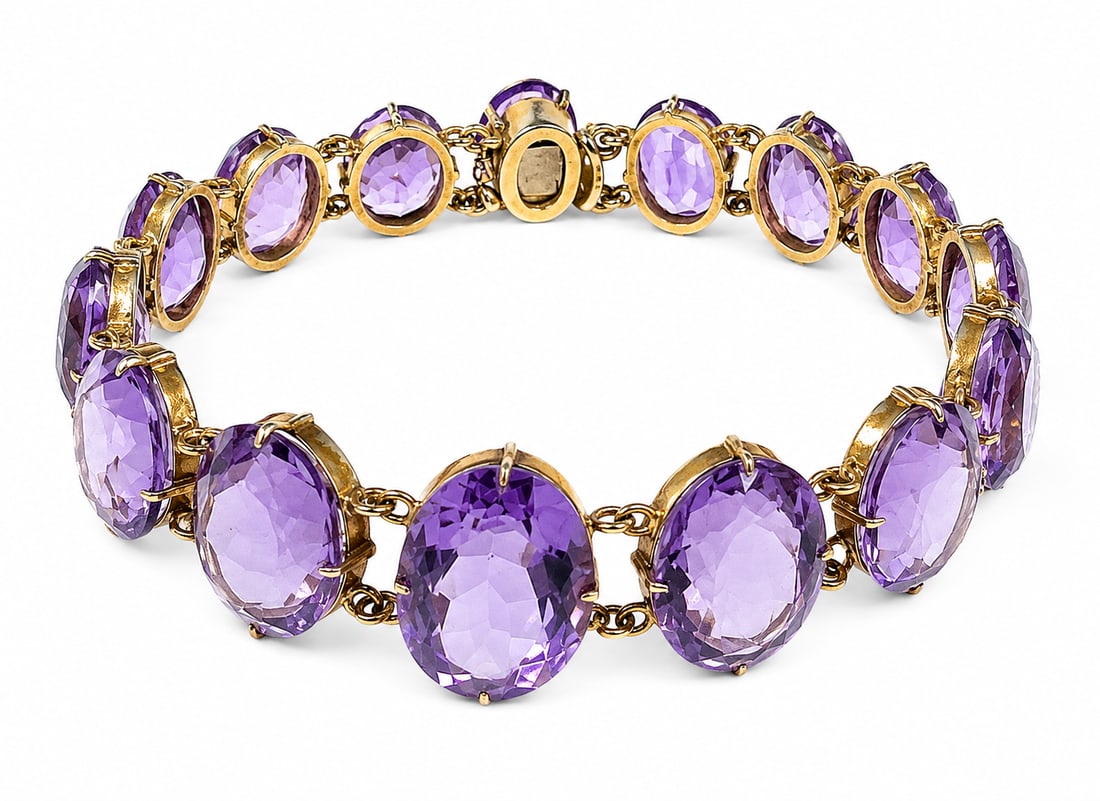 LOVELY AMETHYST BRACELET (1 of 1)