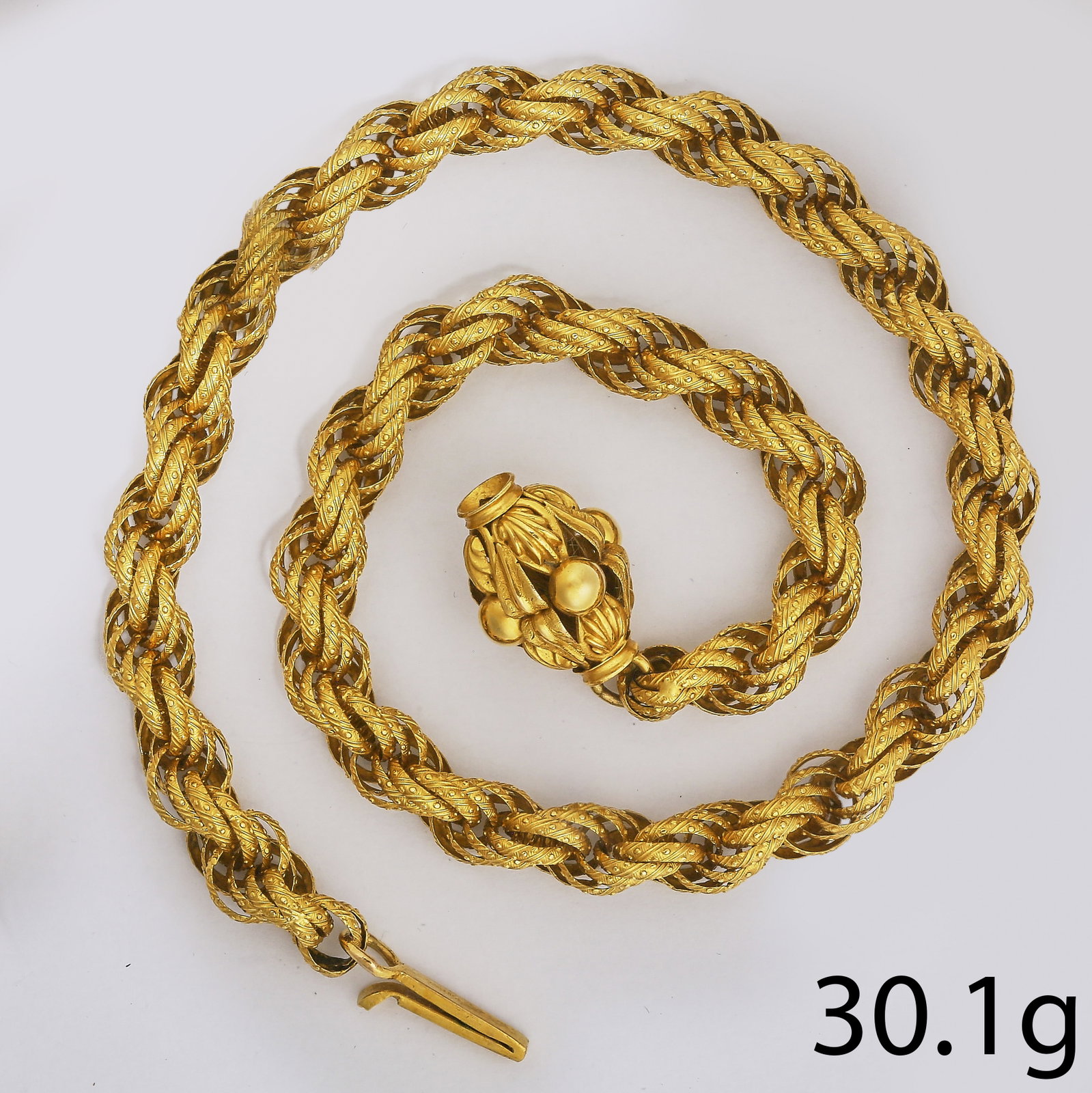 FINE GEORGIAN GOLD NECKLACE (1 of 1)