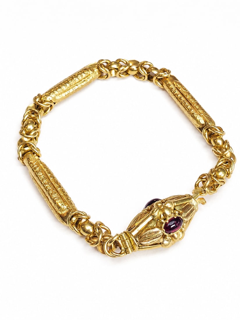 VICTORIAN GARNET BRACELET (1 of 1)
