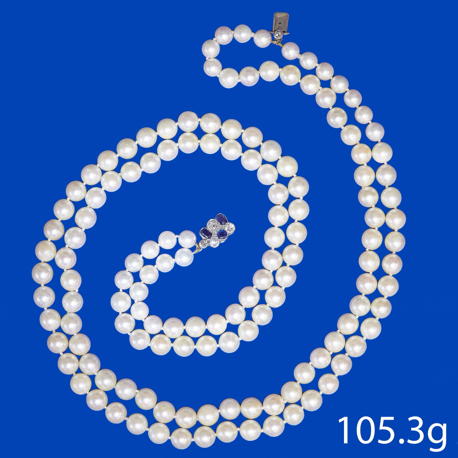 TWO ROW PEARL NECKLACE (1 of 1)