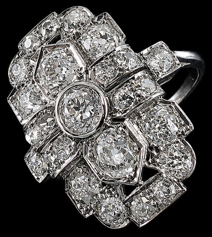ART-DECO DIAMOND RING (1 of 1)