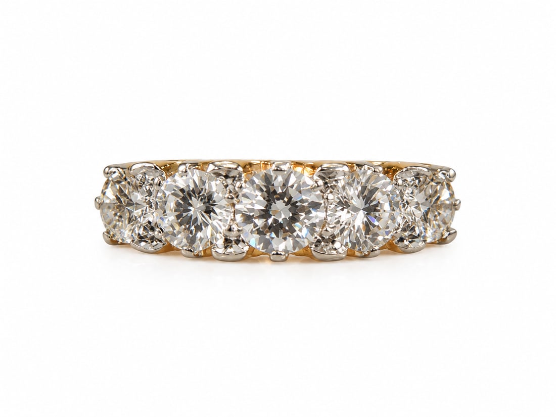 5-STONE DIAMOND RING (1 of 1)