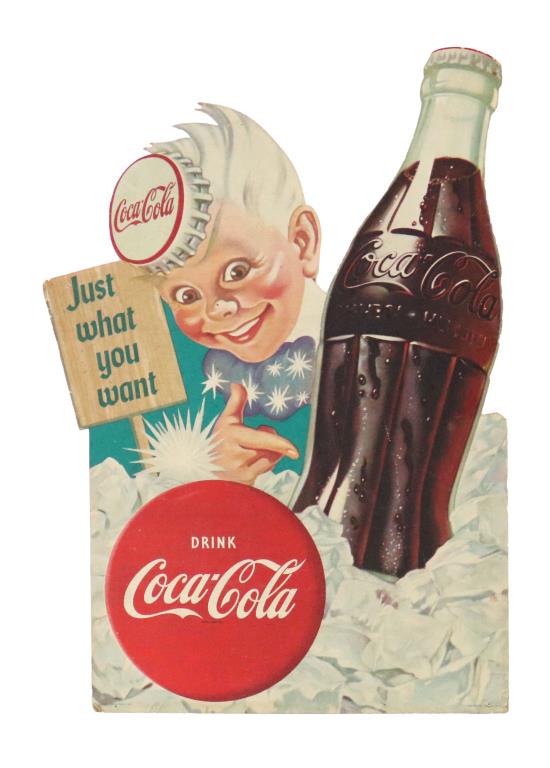 Coca-Cola Sprite Boy Diecut Easel Back Sign (1 of 2)