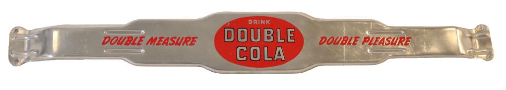 Drink Double Cola Double Pleasure Push Bar Sign (1 of 2)