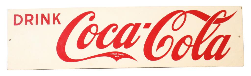 Rare Drink Coca-Cola Masonite Sign (1 of 2)