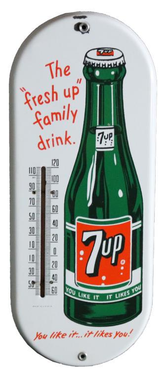 7 UP The "Fresh Up Family Drink" Thermometer (1 of 2)