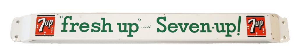 Fresh Up with 7UP Porcelain Door Push (1 of 2)